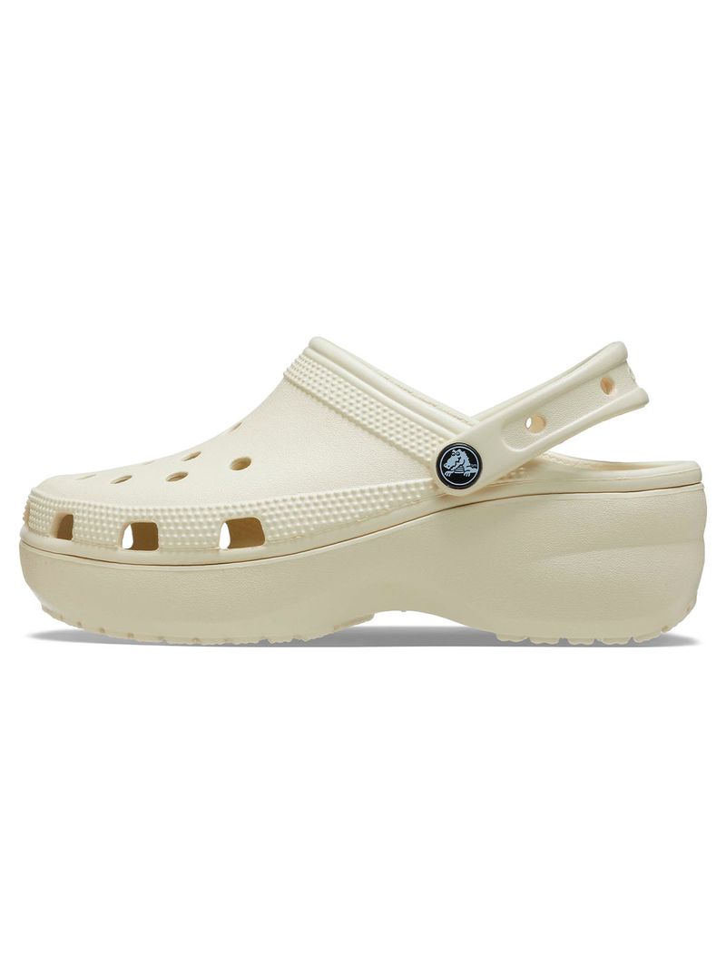 Zueco-Plataforma-Mujer-Classic-Clog-Beige-Crocs