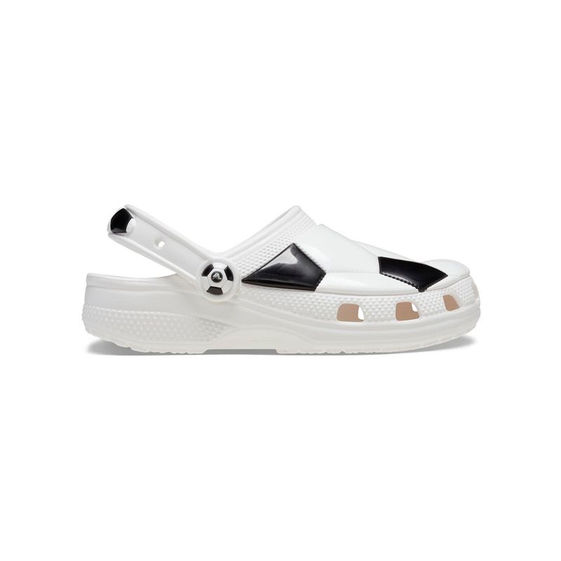 Zueco-Infantil-Niña-Soccer-Ball-Clog-K-Blanco-Crocs