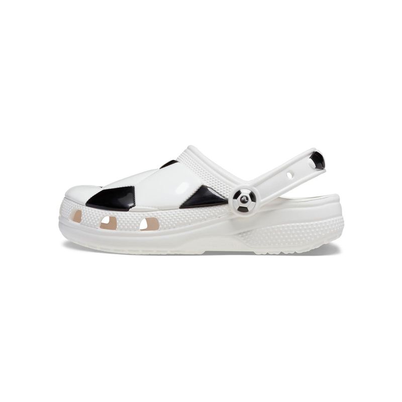 Zueco-Infantil-Niña-Soccer-Ball-Clog-K-Blanco-Crocs