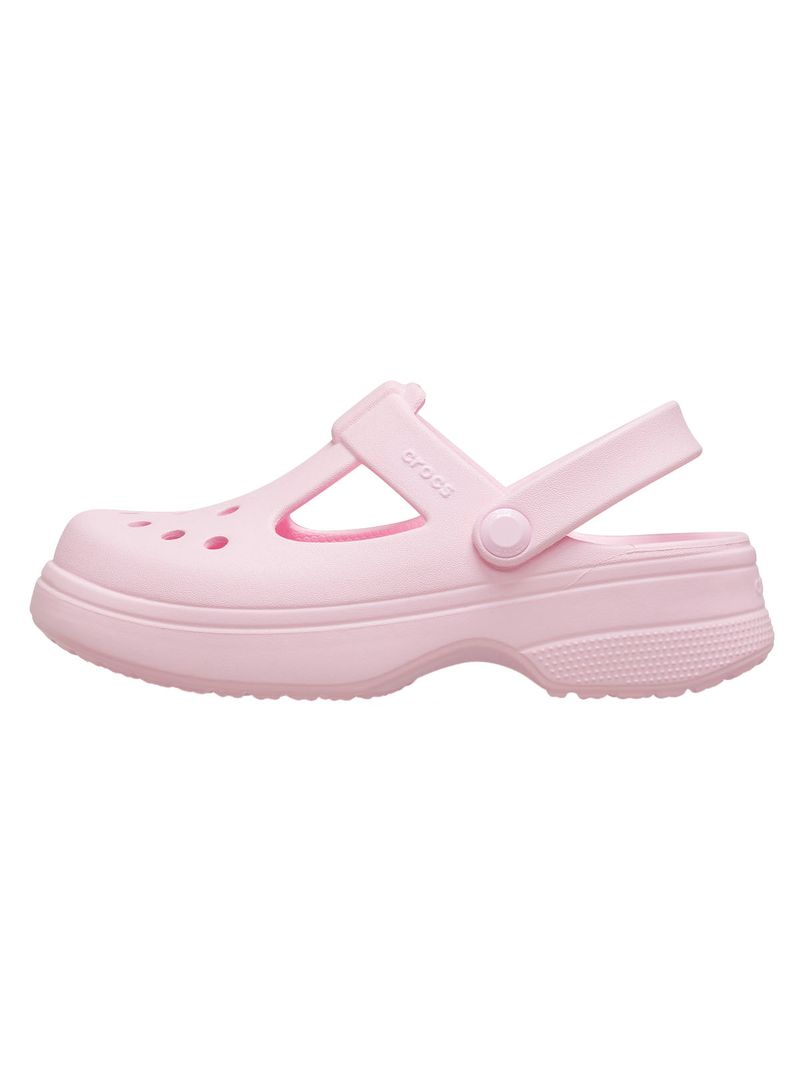 Zueco-Infantil-Niña-Mary-Jane-Clog-K-Rosado-Crocs