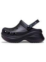 Zueco-Plataforma-Mujer-Bae-Clog-Negro-Crocs
