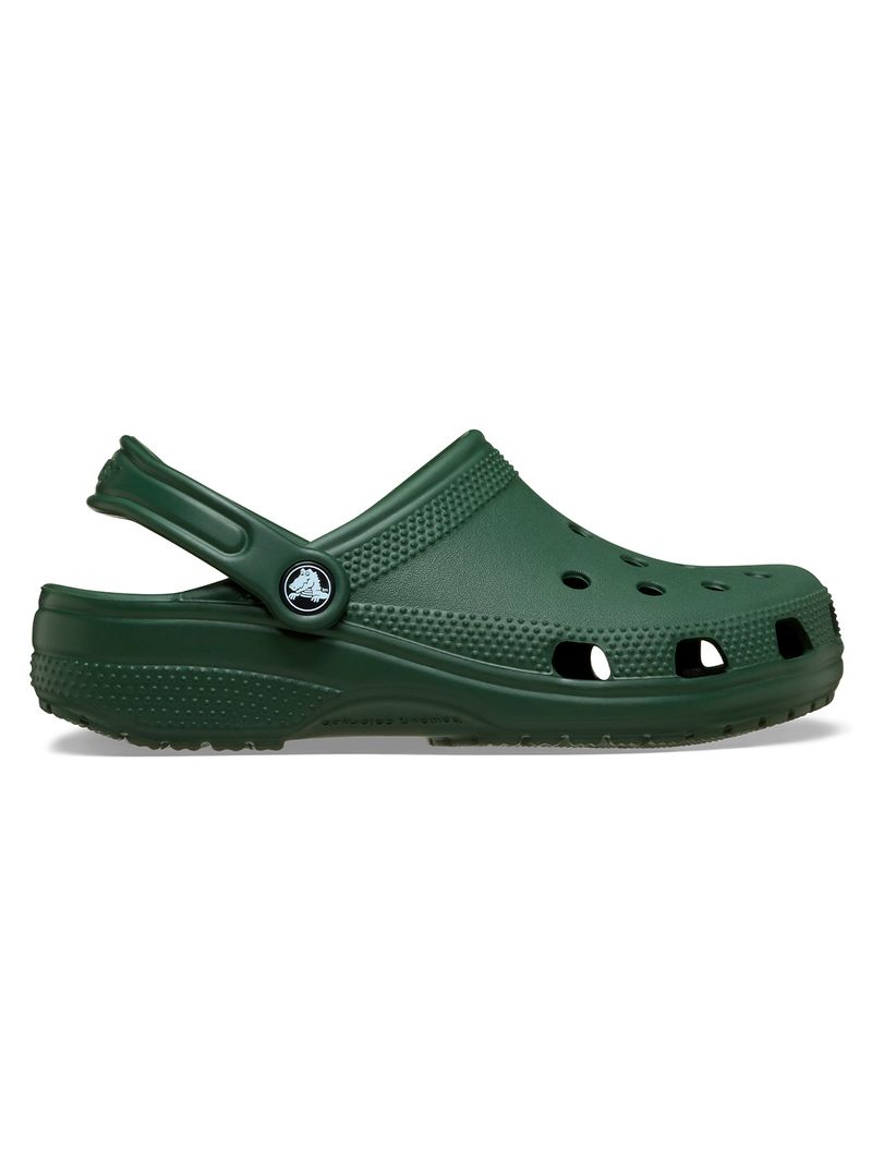 Zueco-Unisex-Classic-Clog-Verde-Oscuro-Crocs
