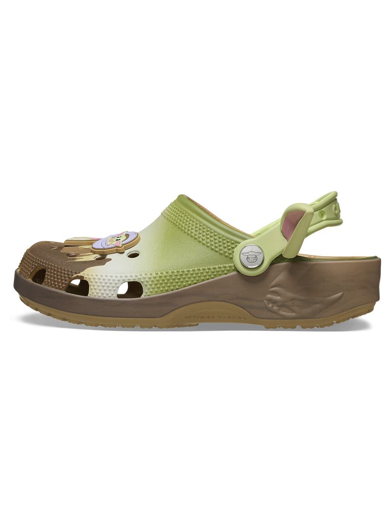 Zueco-Niños-Grandes-Star-Wars-Grogu-Clog-Verde-Crocs