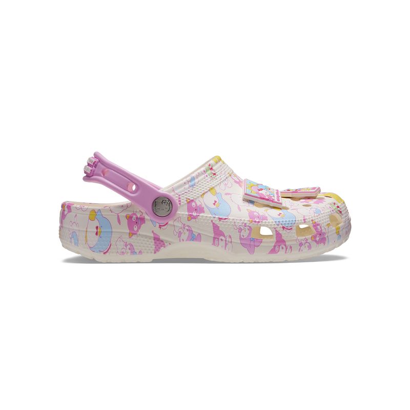 Zueco-Mujer-Hello-Kitty-Clog-Blanco-Crocs