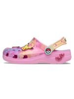 Zueco-Niños-Grandes-Classic-Clog-Pikachu-Rosa-Crocs