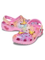 Zueco-Niños-Grandes-Classic-Clog-Pikachu-Rosa-Crocs
