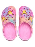 Zueco-Niños-Grandes-Classic-Clog-Pikachu-Rosa-Crocs