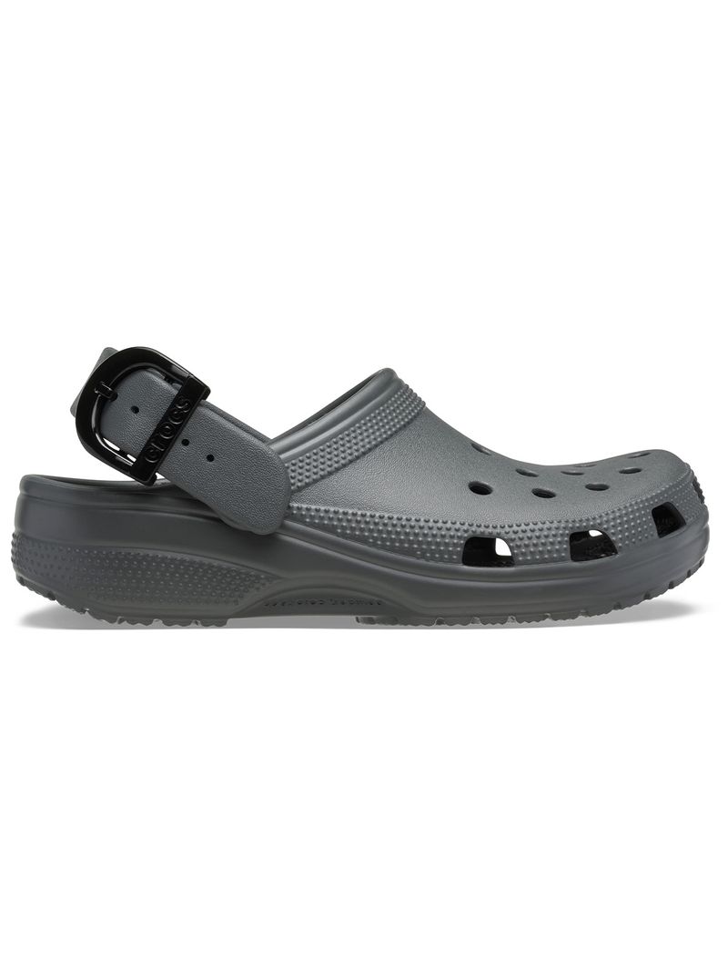 Zueco-Unisex-Classic-Buckle-Clog-Gris-Oscuro-Crocs