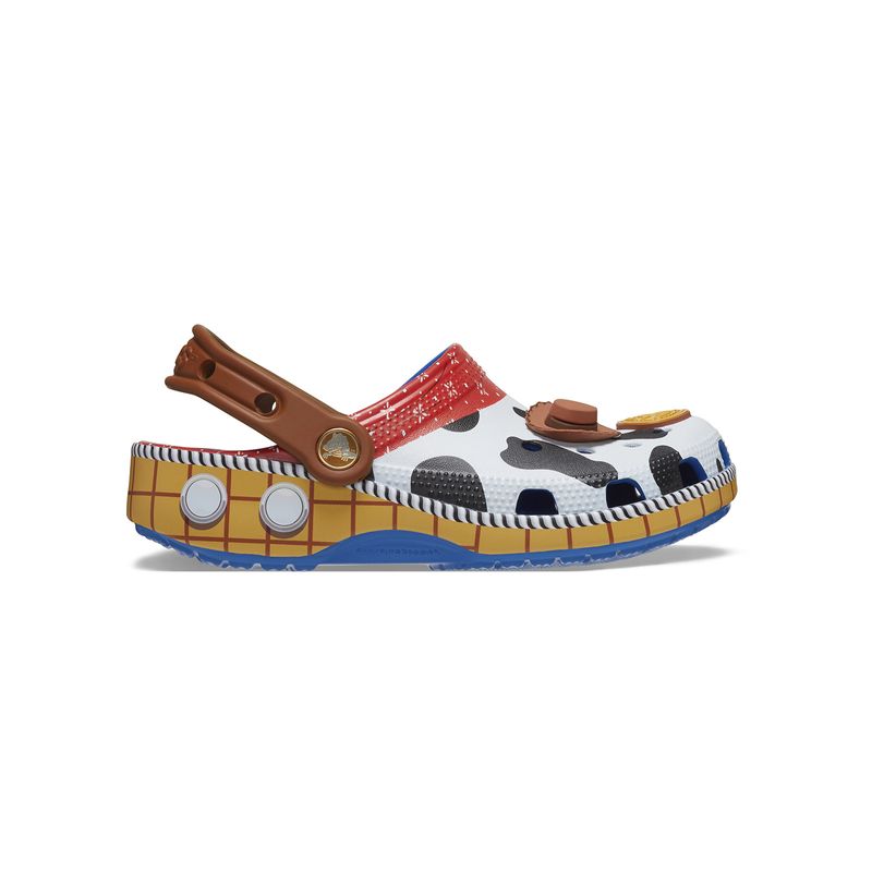 Zueco-Niños-Grandes-Toy-Story-Woody-Azul-Crocs