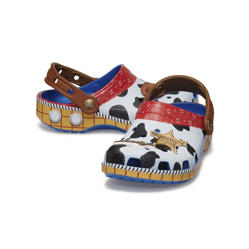 Zueco-Niños-Grandes-Toy-Story-Woody-Azul-Crocs