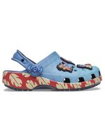 Zueco-Niños-Pequeños-Classic-Clog-Stitch-Azul-Crocs