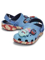Zueco-Niños-Pequeños-Classic-Clog-Stitch-Azul-Crocs