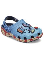 Zueco-Niños-Pequeños-Classic-Clog-Stitch-Azul-Crocs