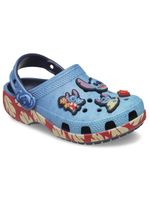 Zueco-Niños-Grandes-Classic-Clog-Stitch-Azul-Crocs