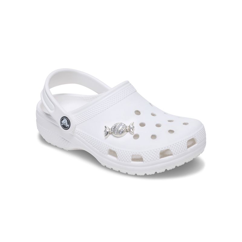 Jibbitz-Pieza-De-Caramelo-De-Gema-Smt-Plateada-Crocs