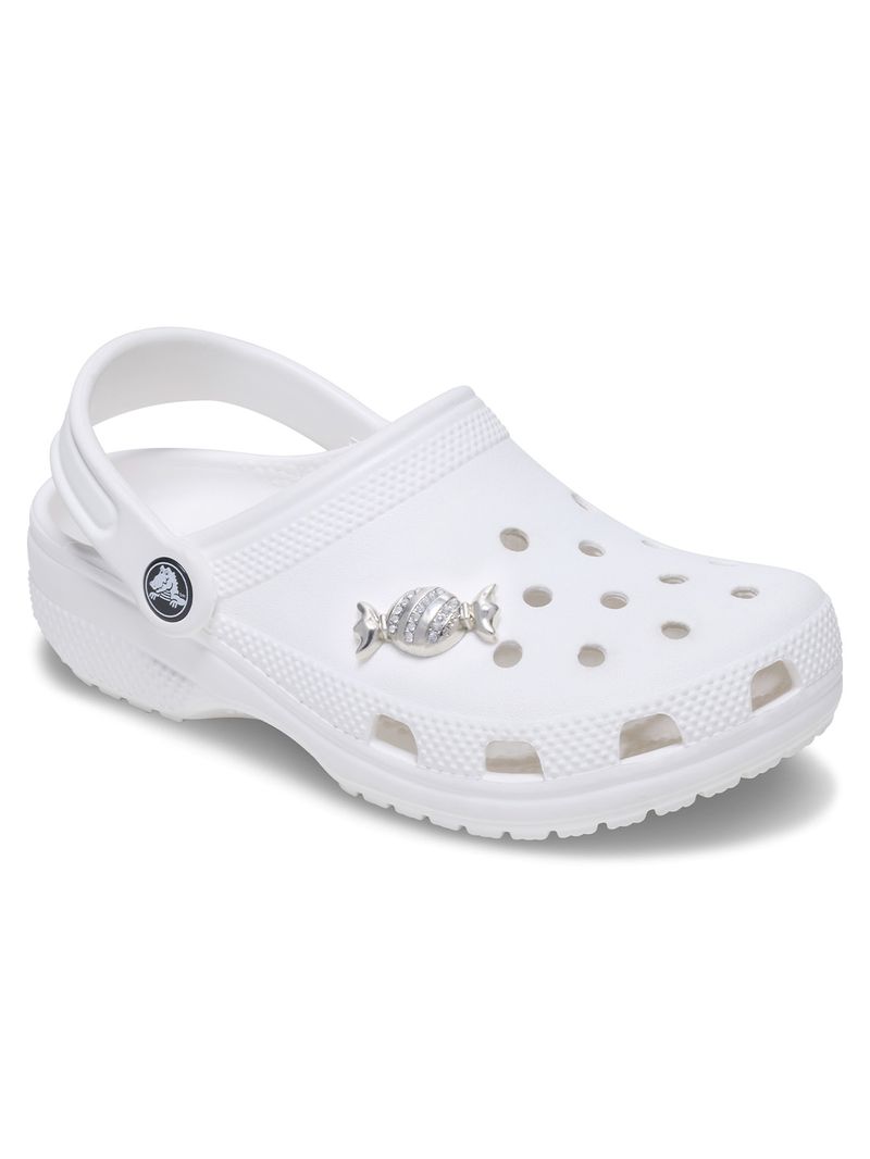 Jibbitz-Pieza-De-Caramelo-De-Gema-Smt-Plateada-Crocs