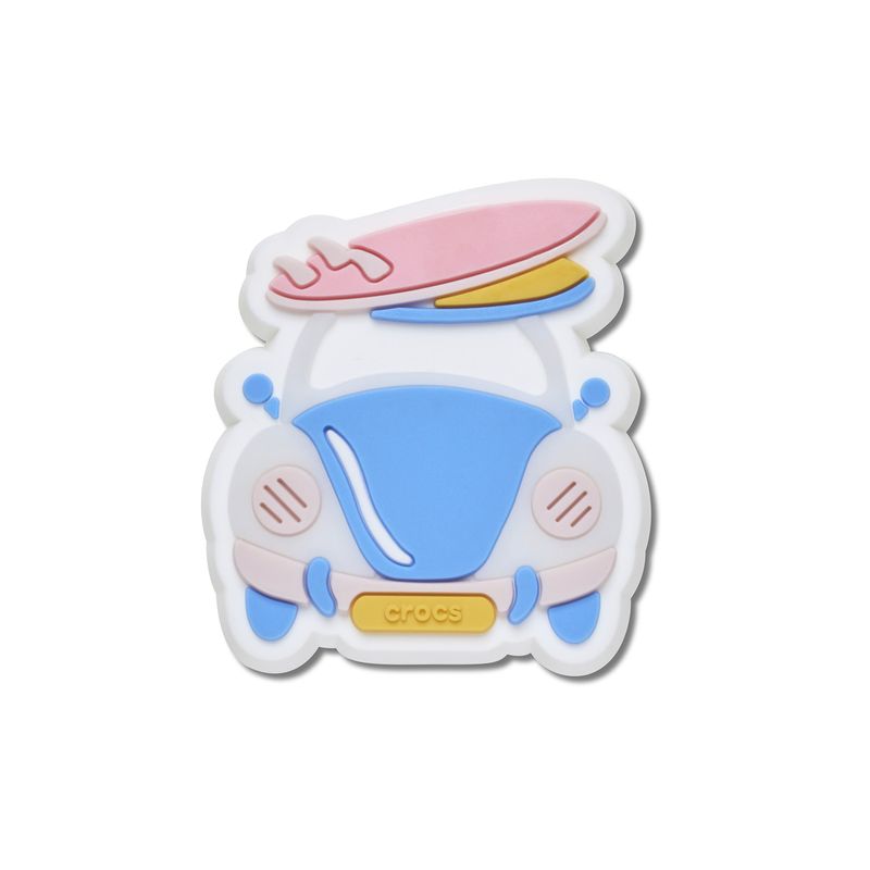 Jibbitz-Auto-Con-Tabla-De-Surf-UV-Crocs