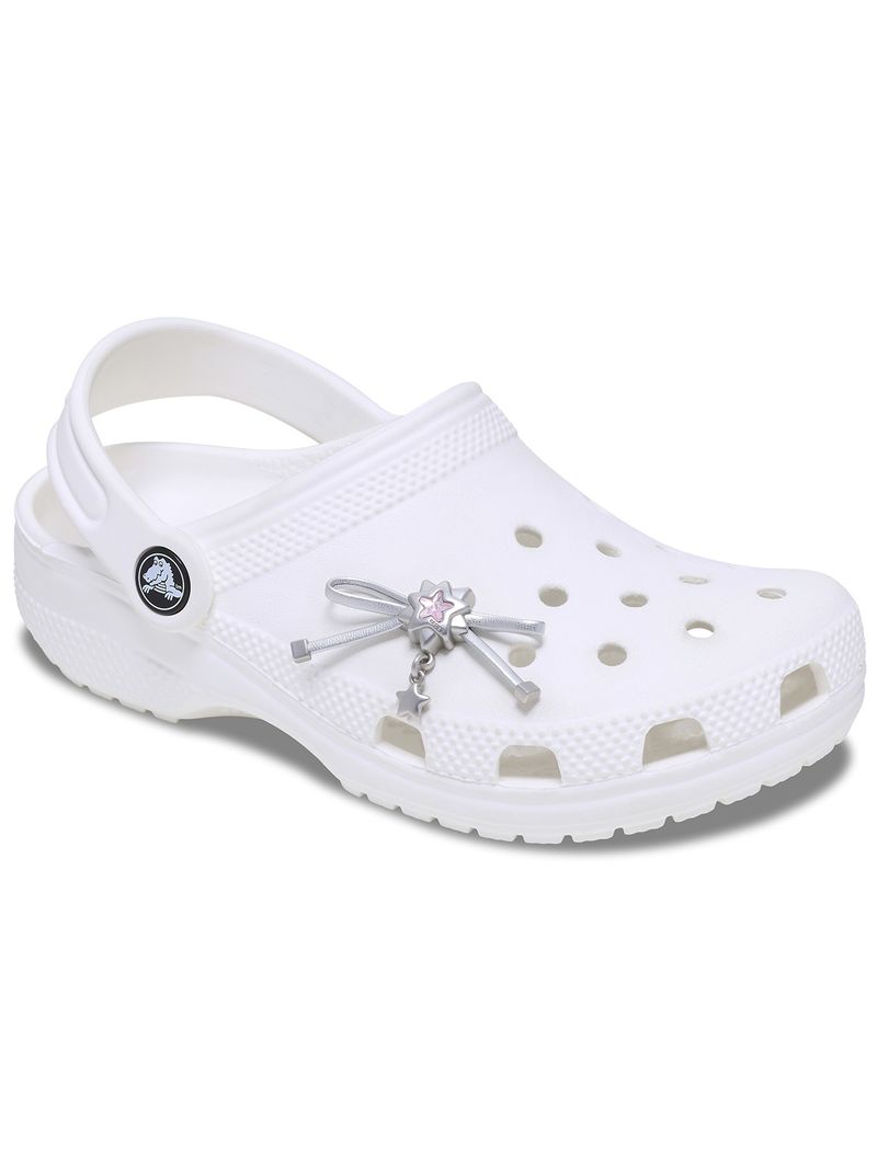 Jibbitz-Lazo-con-Estrella-Plateado-Crocs