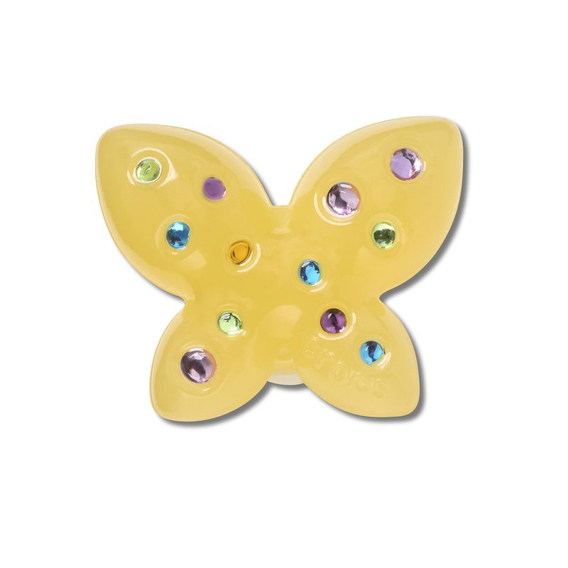 Jibbitz-Mariposa-De-Gema-Amarilla-Crocs