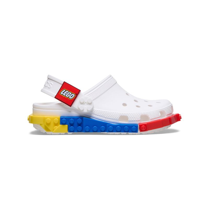 Zueco-Niños-Grandes-Lego-4LW-System-Clog-Blanco-Crocs