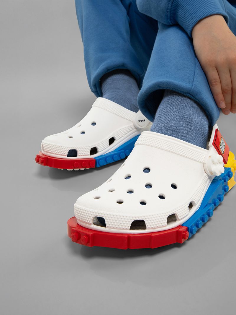 Zueco-Niños-Grandes-Lego-4LW-System-Clog-Blanco-Crocs