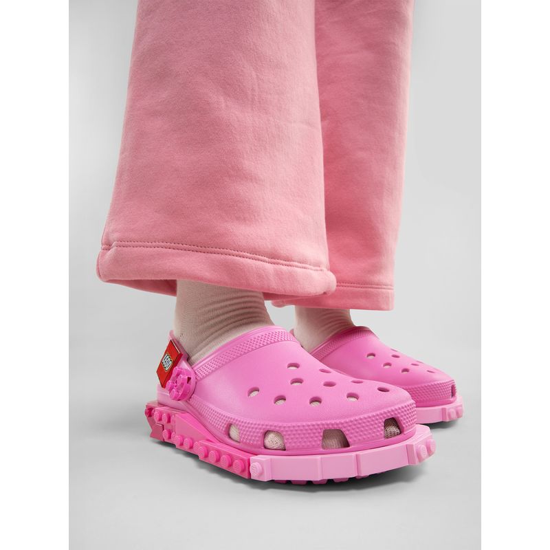 Zueco-Niños-Grandes-Lego-4LW-System-Clog-Rosa-Crocs