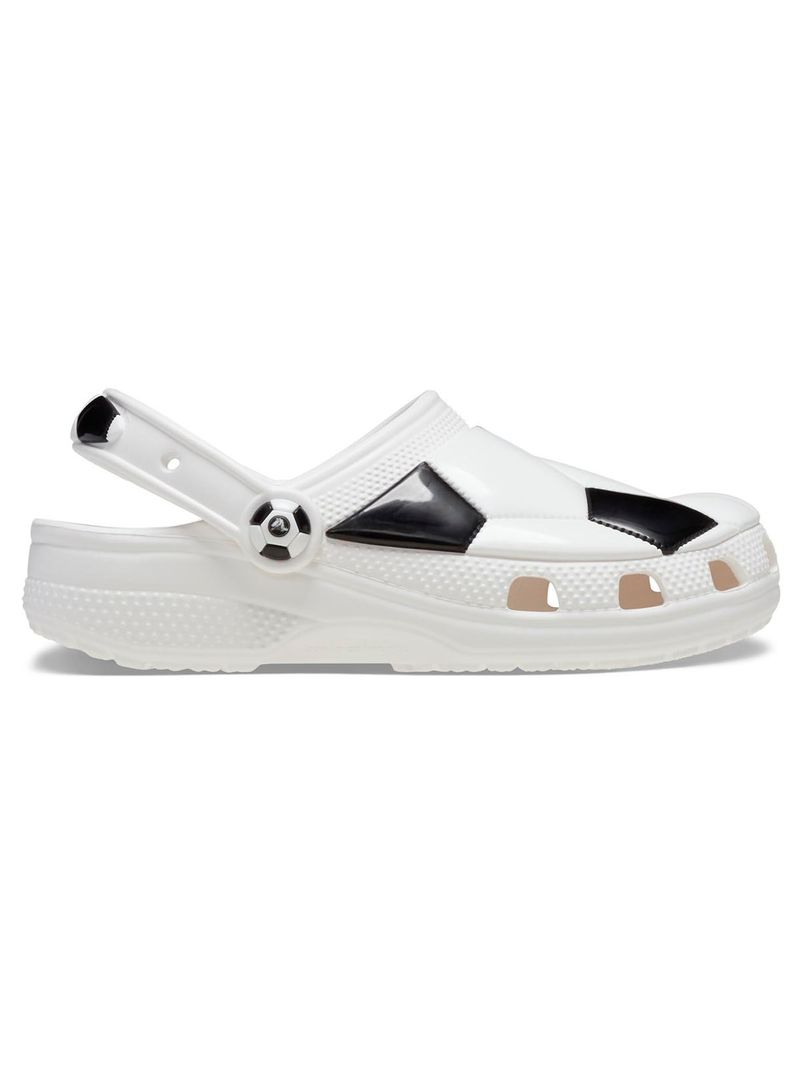 Zueco-Niños-Grandes-Classic-Clog-Futbol-Blanco-Crocs