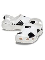 Zueco-Niños-Grandes-Classic-Clog-Futbol-Blanco-Crocs