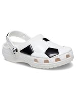 Zueco-Niños-Grandes-Classic-Clog-Futbol-Blanco-Crocs