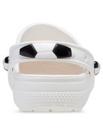 Zueco-Niños-Grandes-Classic-Clog-Futbol-Blanco-Crocs